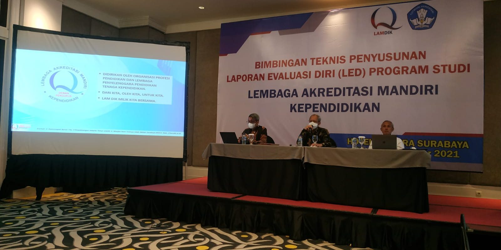 Foto Bimtel LAMDIK Surabaya 2021